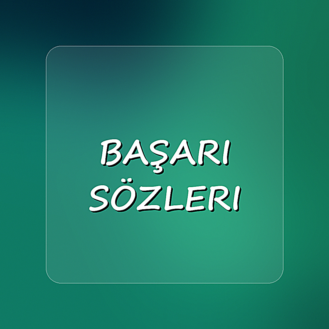 başarı sözleri - 2026